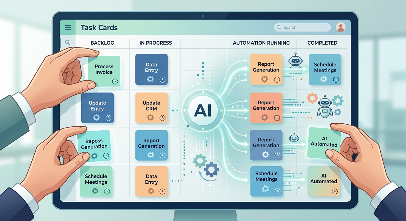 Cómo automatizar tareas repetitivas con IA (sin romper tu operación)